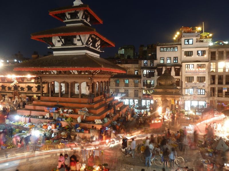 Durbar square night