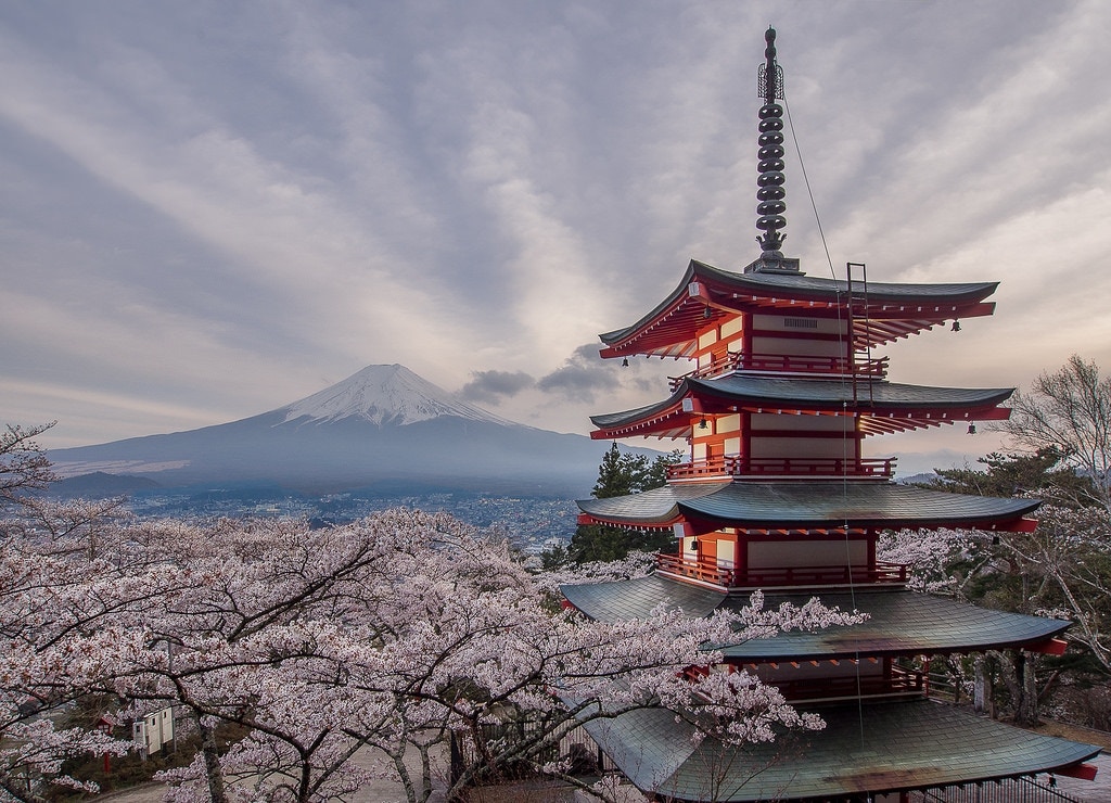 Chureito Pagoda - v-_-v