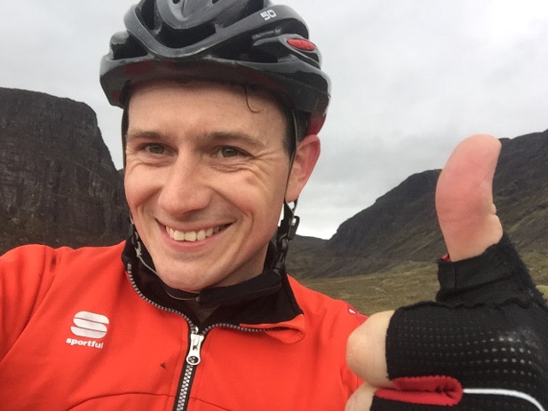Bealach na Ba pass selfie