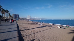 Platja De Sant Sebastià Barcelona Spain Attractions