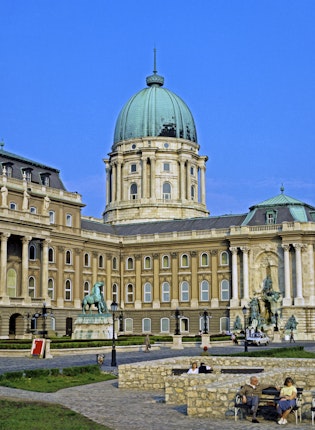 Hungarian National Gallery  in Budapest  Hungary Lonely 