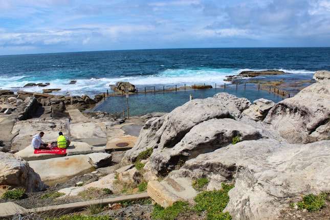 Mahon Pool in Sydney, Australia Lonely