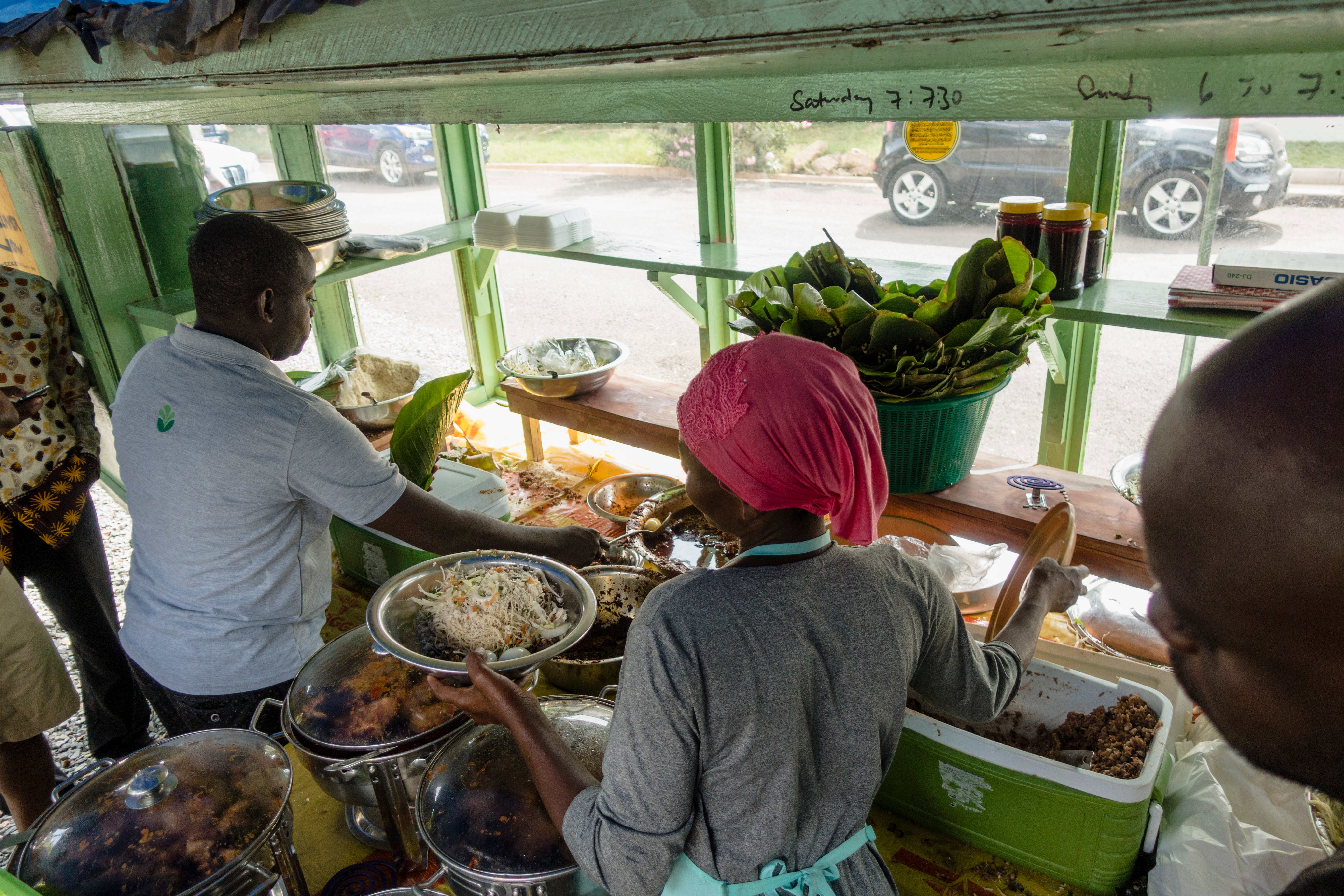 Auntie Muni Waakye Accra, Ghana Restaurants Lonely