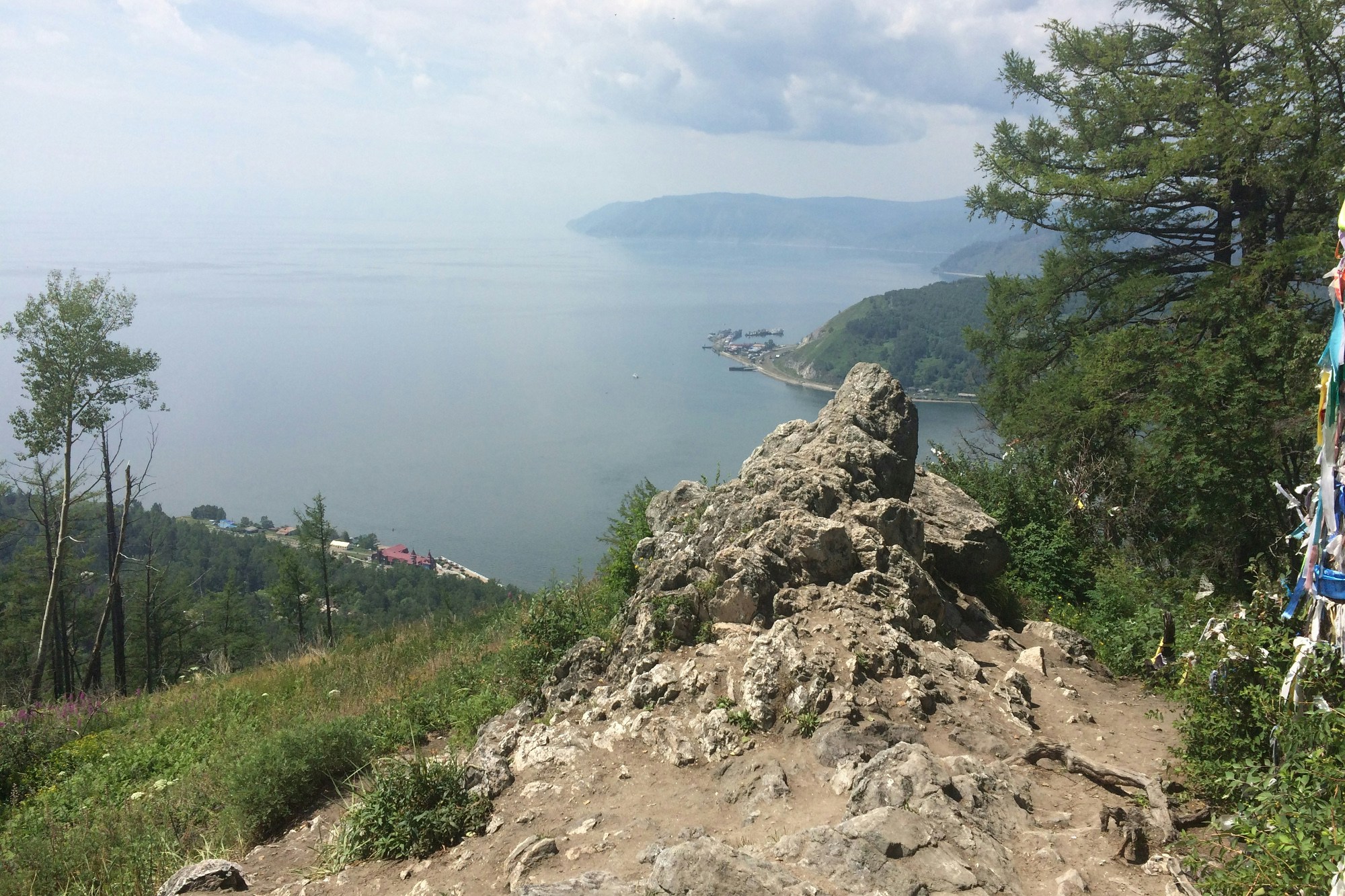 Beautiful views over Lake Baikal