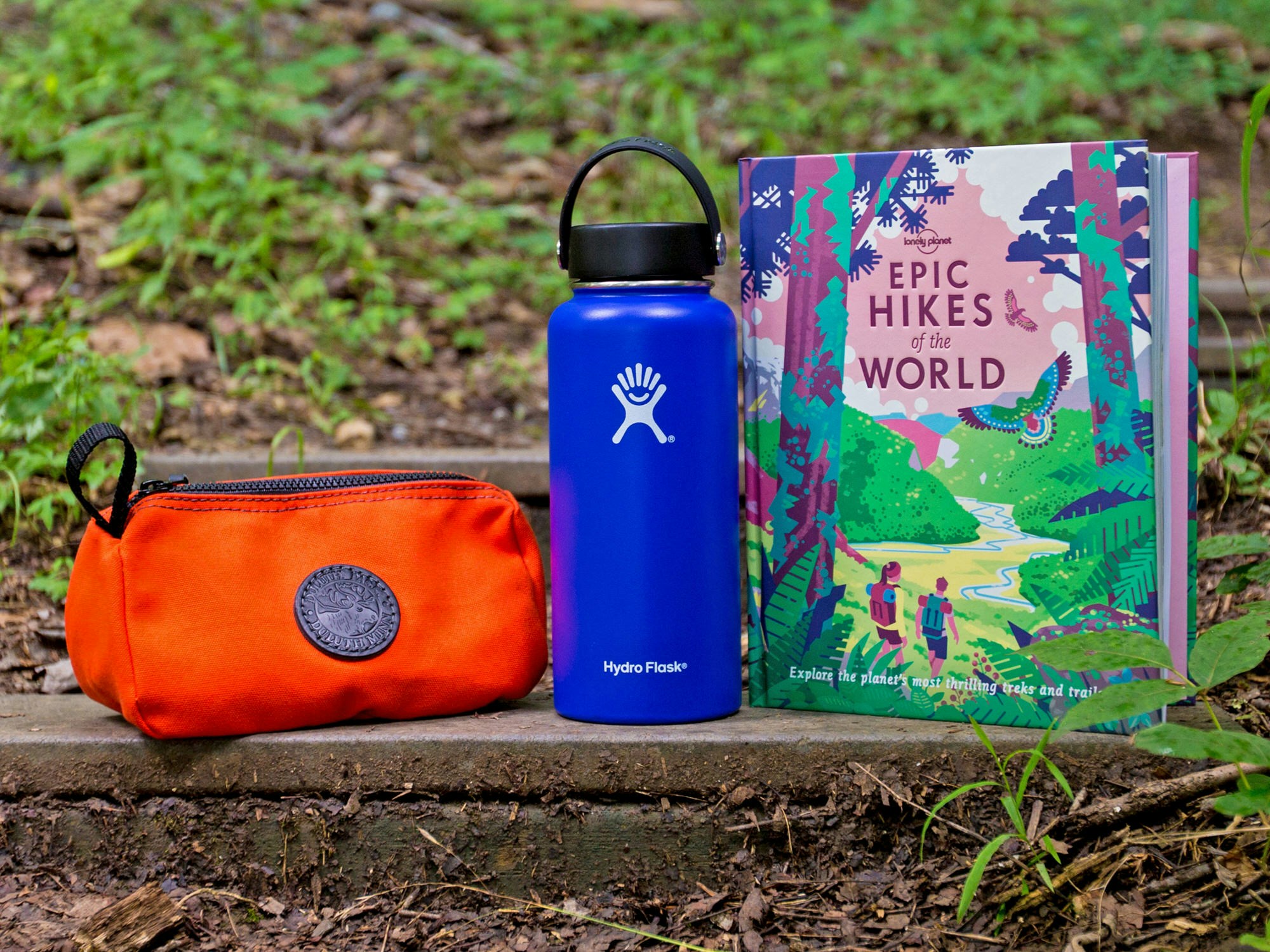 Third prize: a Duluth Grab-N-Go bag, Hydro Flask and Lonely Planet's Epic Hikes of the World