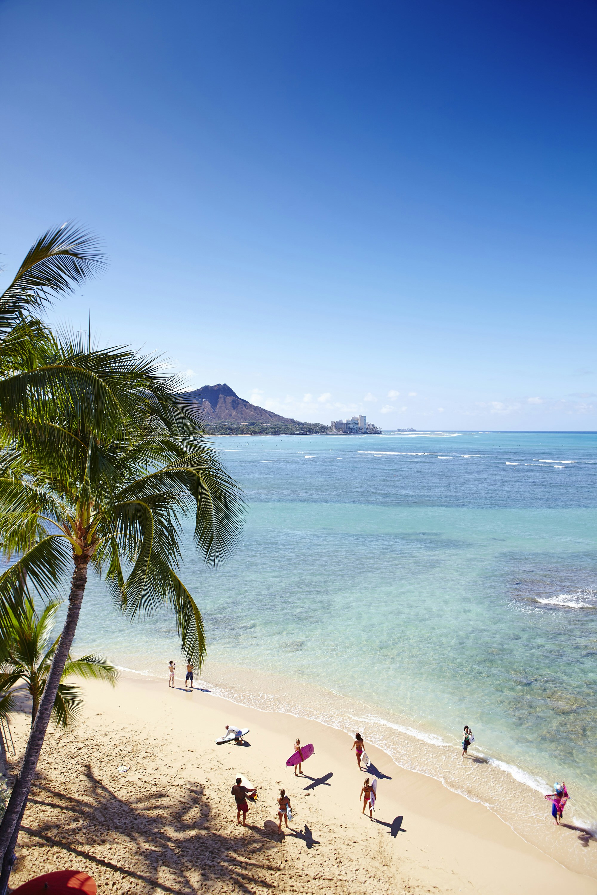 Waikiki Beach, Honolulu, Oahu, Hawaii, USA