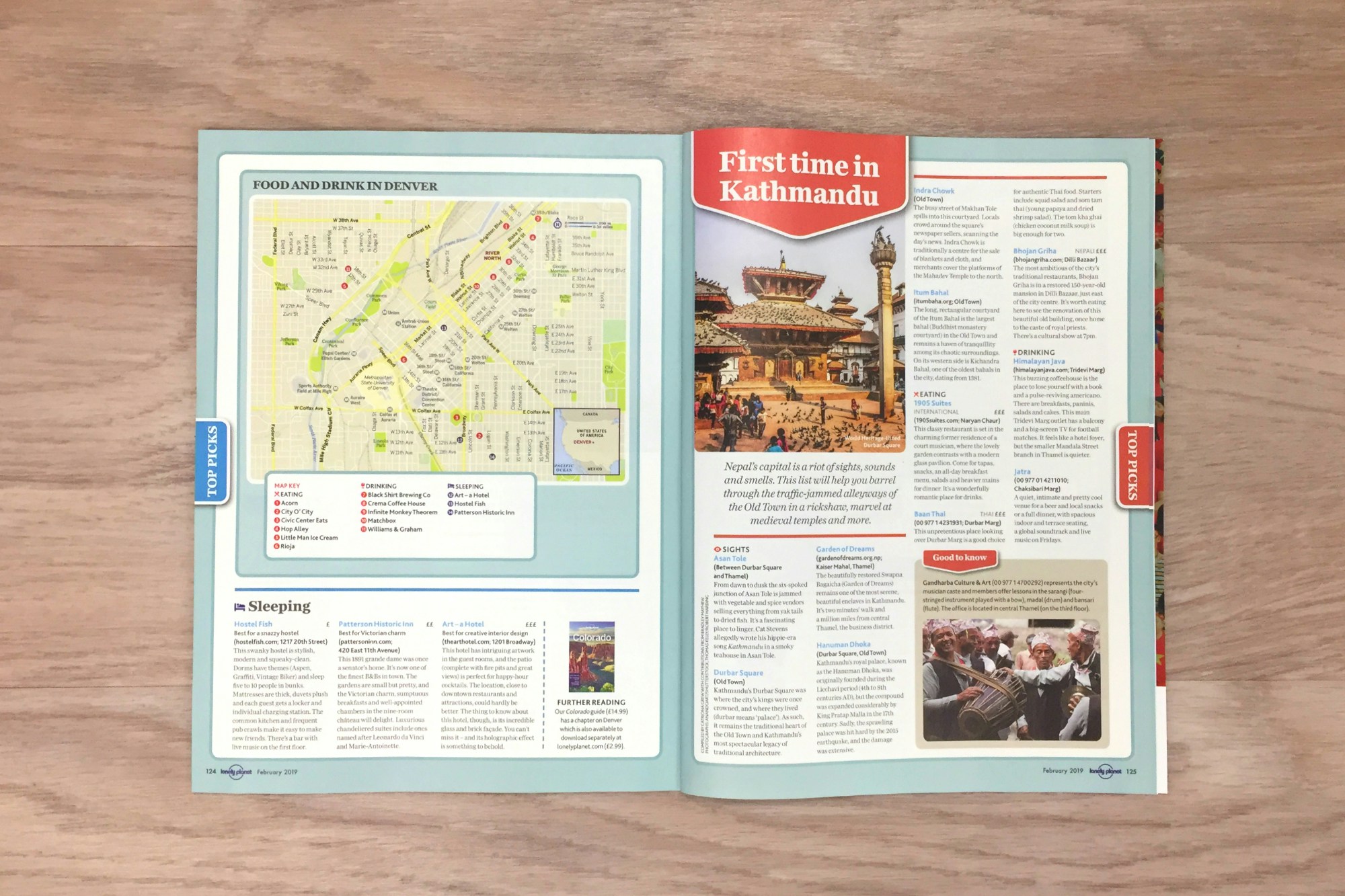 The February edition of Lonely Planet Magazine (UK)