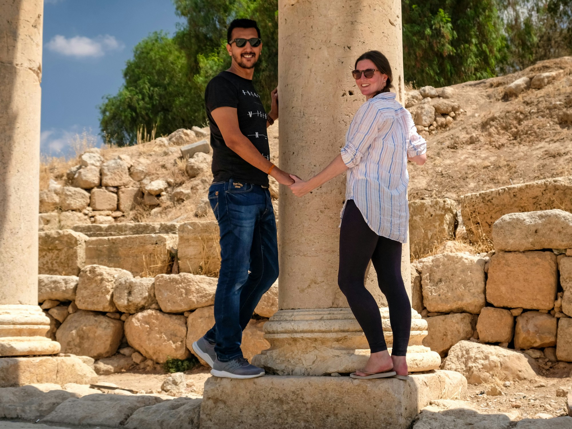 Ellie and Ravi in Jordan © Soul Travel