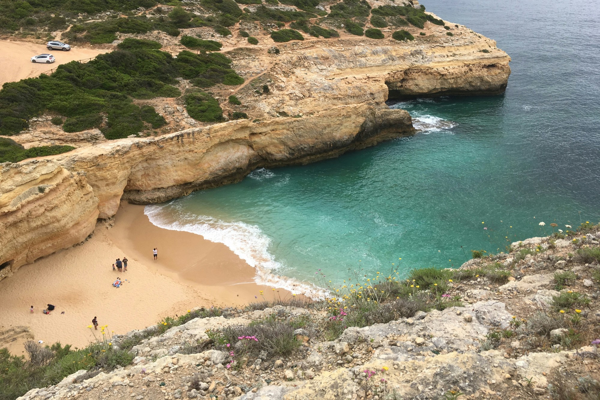 A secluded beach in Portugal 